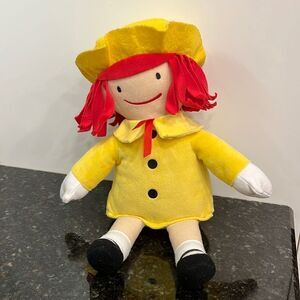 Madeline Yellow Dress and Hat Plush Toy Kohl's Cares 14"